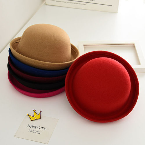 宝宝小孩韩版秋冬天日系儿童帽子