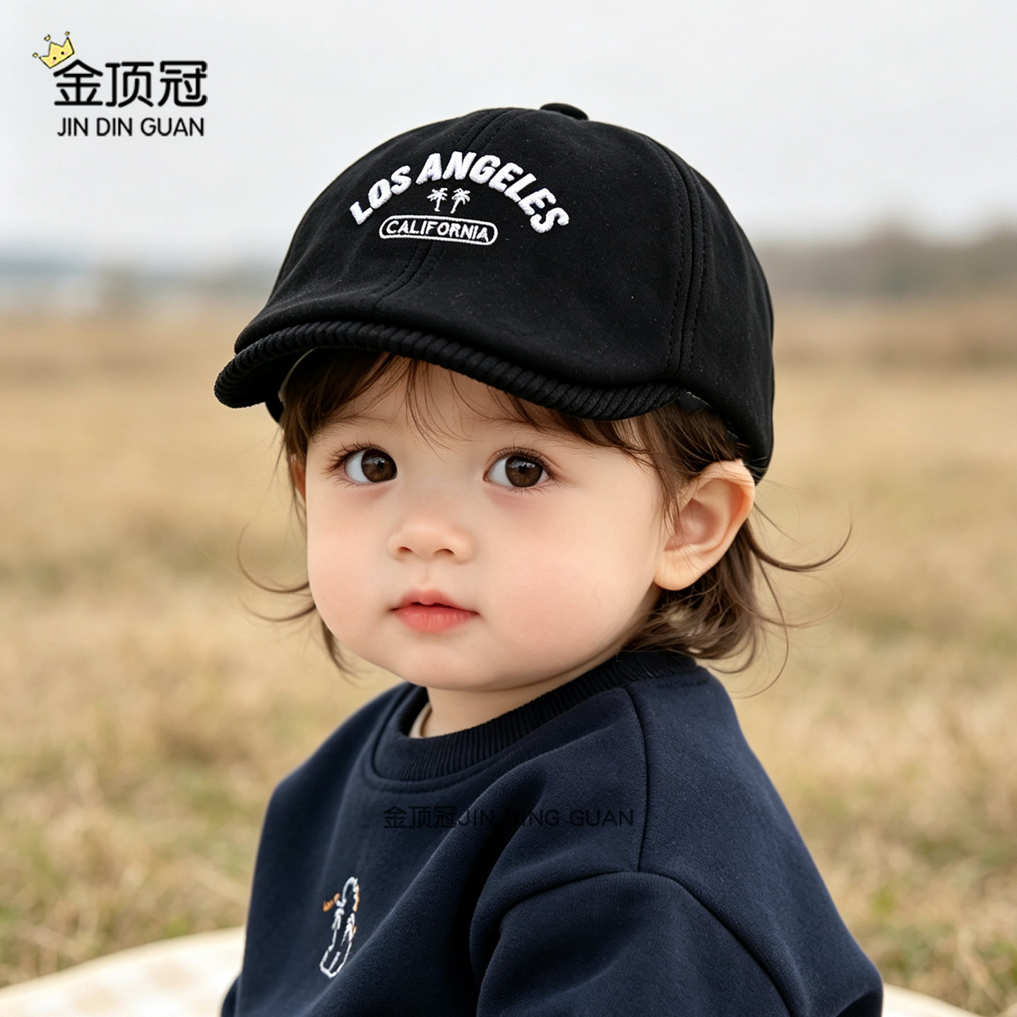 可爱鸭舌帽外出洋气遮阳帽图片