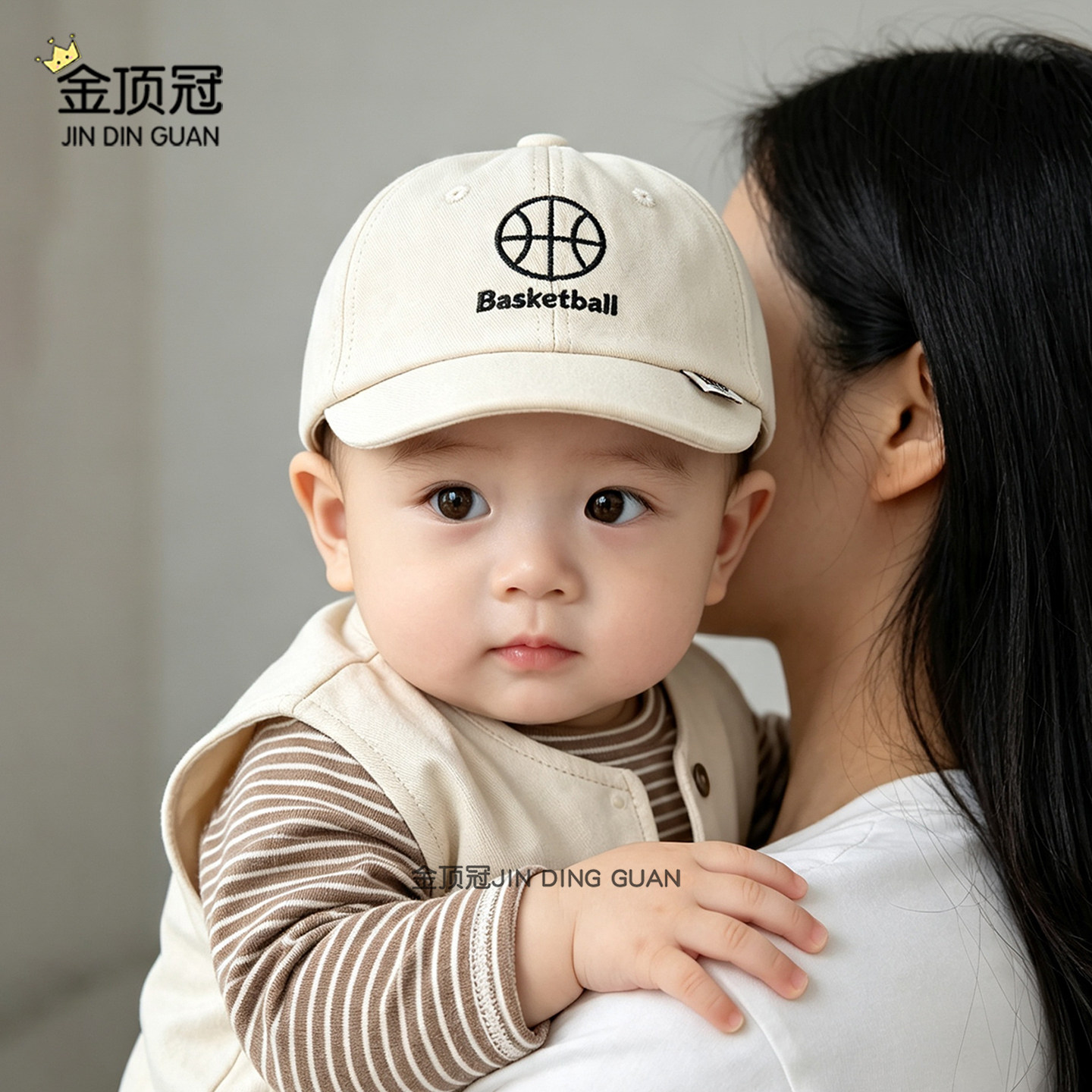 外出洋气遮阳帽男宝女宝秋图片