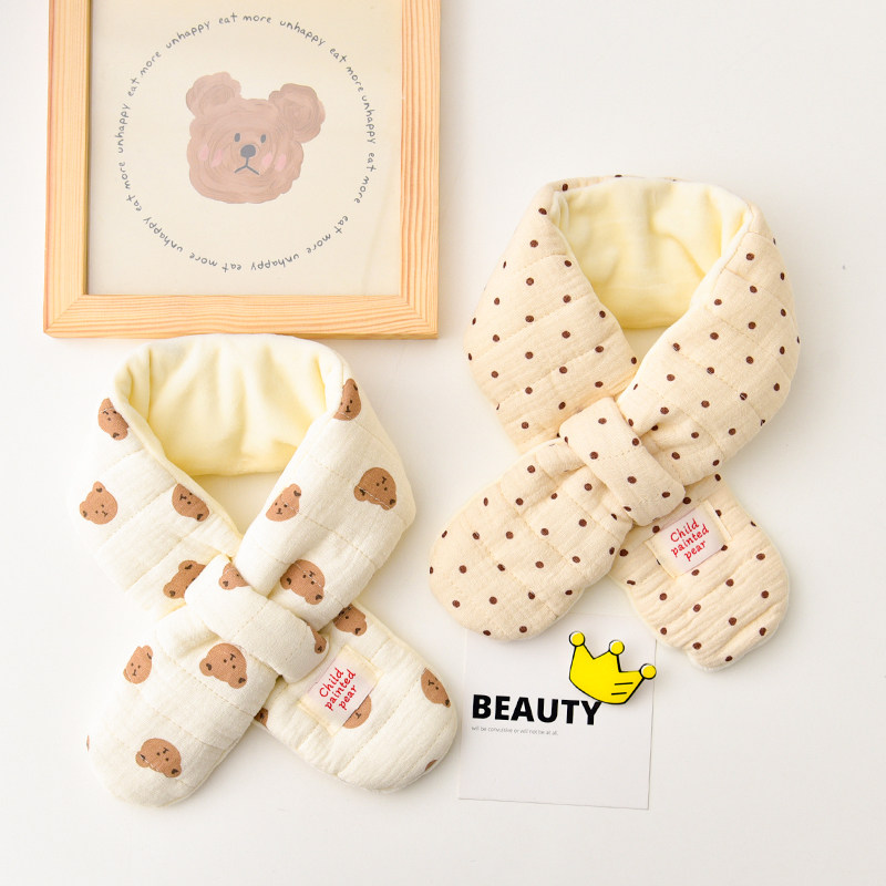 宝宝围巾秋冬季可爱卡通夹棉防风围脖男童女童交叉防寒护脖脖套潮,童装/婴儿装/亲子装,围巾,淘宝优惠券,粉丝福利购,淘宝优惠卷