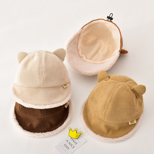 金顶冠旗舰店灯芯绒鸭舌帽