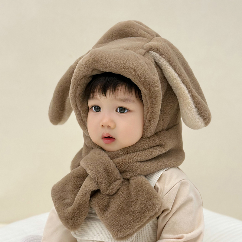 金顶冠旗舰店毛绒一体帽