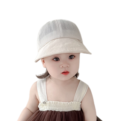 儿童渔夫帽遮阳帽透气防晒帽