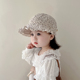 宝宝帽子春秋新款 渔夫帽 婴儿蕾丝遮阳帽纯棉大帽檐防晒帽秋冬新款