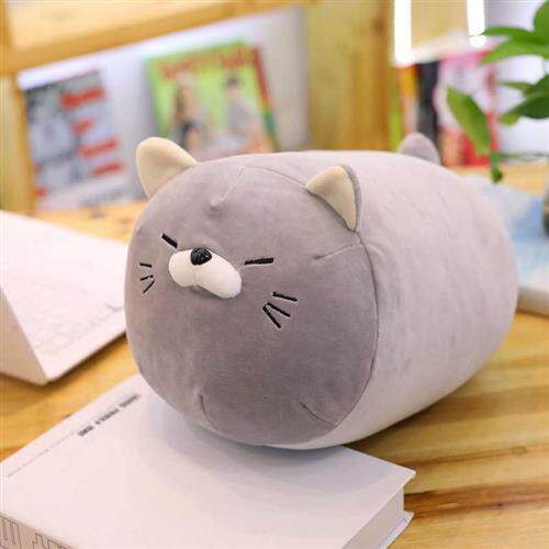 正品可爱日本肥宅团子猫公仔趴趴小猫咪玩偶睡觉抱枕布娃娃生日礼