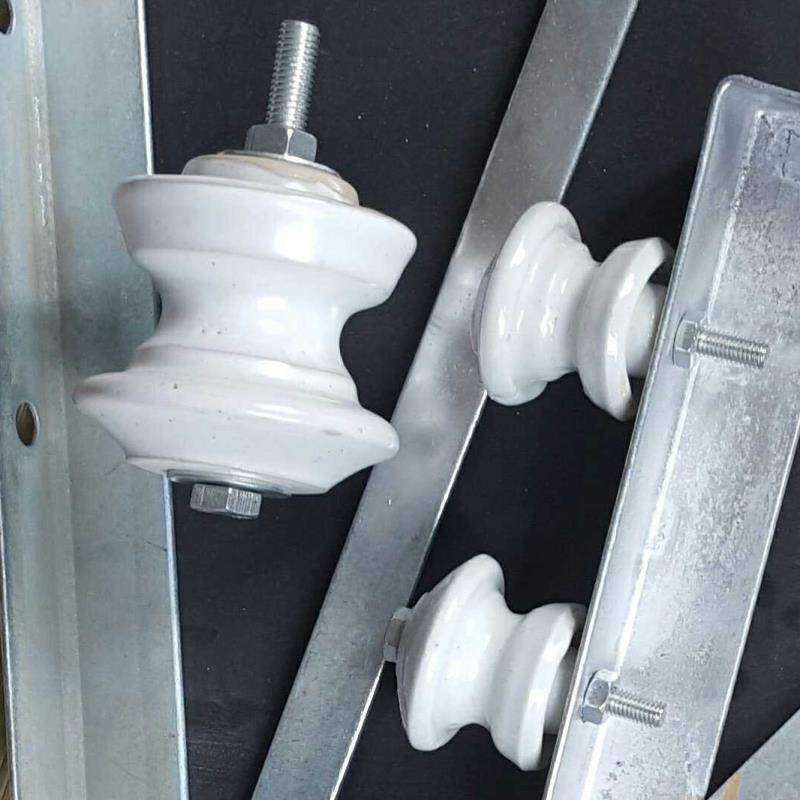 绝缘瓷柱 接线柱白色老式配件墙壁走线架线隔离柱柱式陶瓷电线杆