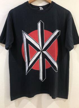 美式古着Vintage DEAD KENNEDYS 朋克美版个性宽松男士短袖T恤
