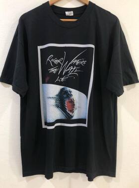 PINK FLOYD美式古着Vintag平克弗洛伊德大码匪帮短袖T恤oldschool