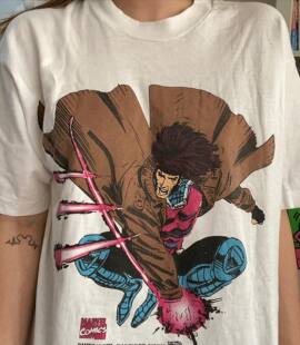 T恤复古短袖 T恤oldschool vibe风街头超火短袖 质感硬挺高中生美式