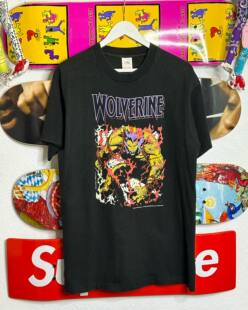 rapper穿搭街头休闲阿美咔叽做旧动漫卡通短袖T恤古着高级感落肩