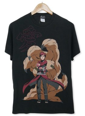 美式古着vintage Gaara我爱罗火影忍者动漫短袖T恤宽松圆领大码