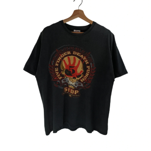 古着vintage Punch五指死拳复古短袖 Five Death T恤 Finger 美式
