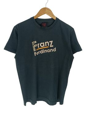 美式古着vintage Franz Ferdinand弗朗茨费迪南简约落肩街头短袖
