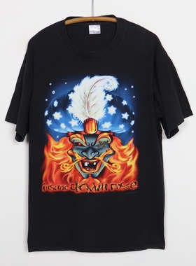 美式古着Vintag 疯狂小丑乐队Insane Clown Posse Shirt短袖T恤