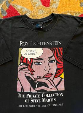 Roy Lichtenstein联名t恤罗伊·利希滕斯坦印花短袖纯棉宽松情侣