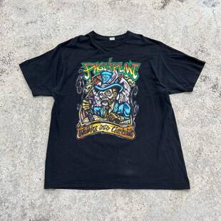 佩奇和罗伯特普兰特世界巡回演唱会t恤美式古着Vintage短袖超火