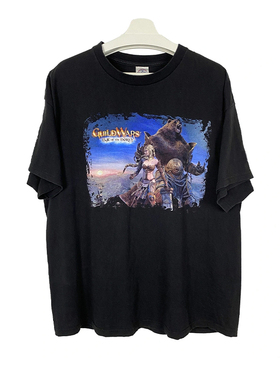 美式古着vintage Guild Wars Eye of the North高街短袖复古T恤