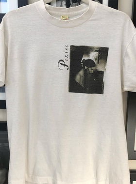 美式古着Vintage  精灵冲浪者罗莎短袖T恤The Pixies Surfer Rosa
