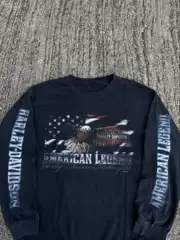American Vintage Hippie Rock Street Style Loose Long-Sleeve T-Shirt Heavy Metal Dark Style Hip-Hop Casual