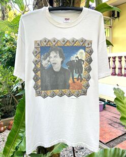 美式古着vintage the​ Rolling​ stones​ 1997小众短袖高街T恤