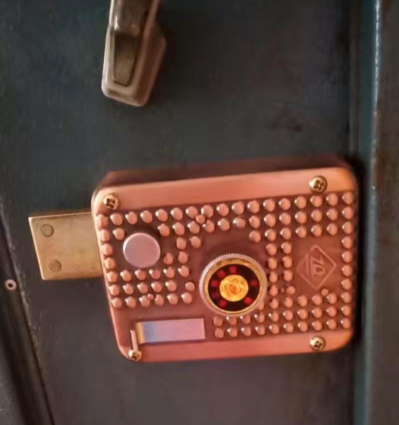 狮子锁十字门锁保德安a3型十字门锁大连锁厂老防盗锁老式老式a3型