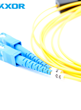 OSPL OC-1x2-5:95光分路器-单模SC/PC 25:75 40:60 50:50均分1分2光纤分路器光线路终端OLT适用于华三华为