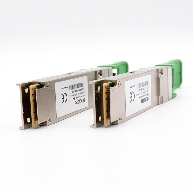 KXOR光模块QSFP28单多模LR4适用于ARISTA思科DELL华为H3C锐捷QSFP28-100G-SR4光纤模块10kmER40km 02311KNU