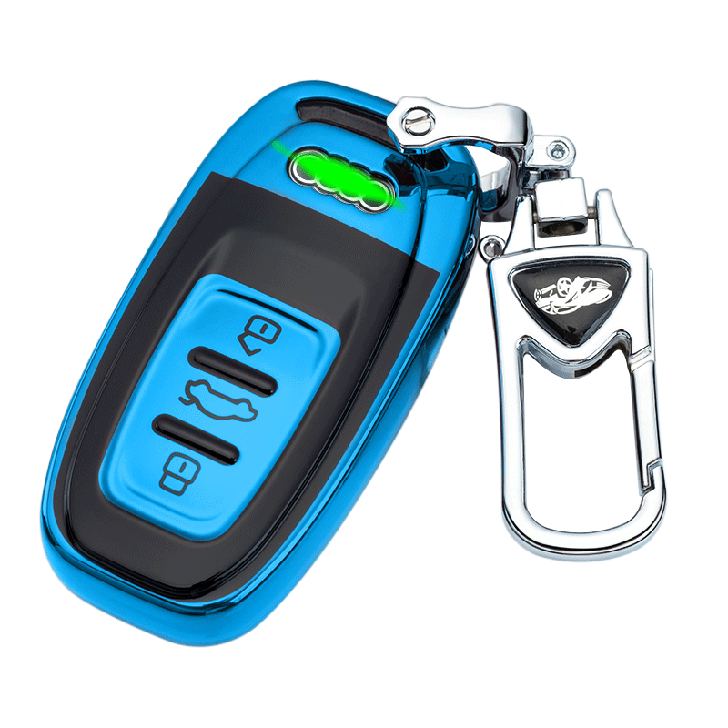 奥迪钥匙扣A6L/A7/Q5/A5/A8L/A4L/S6汽车时尚钥匙包扣保护套男女