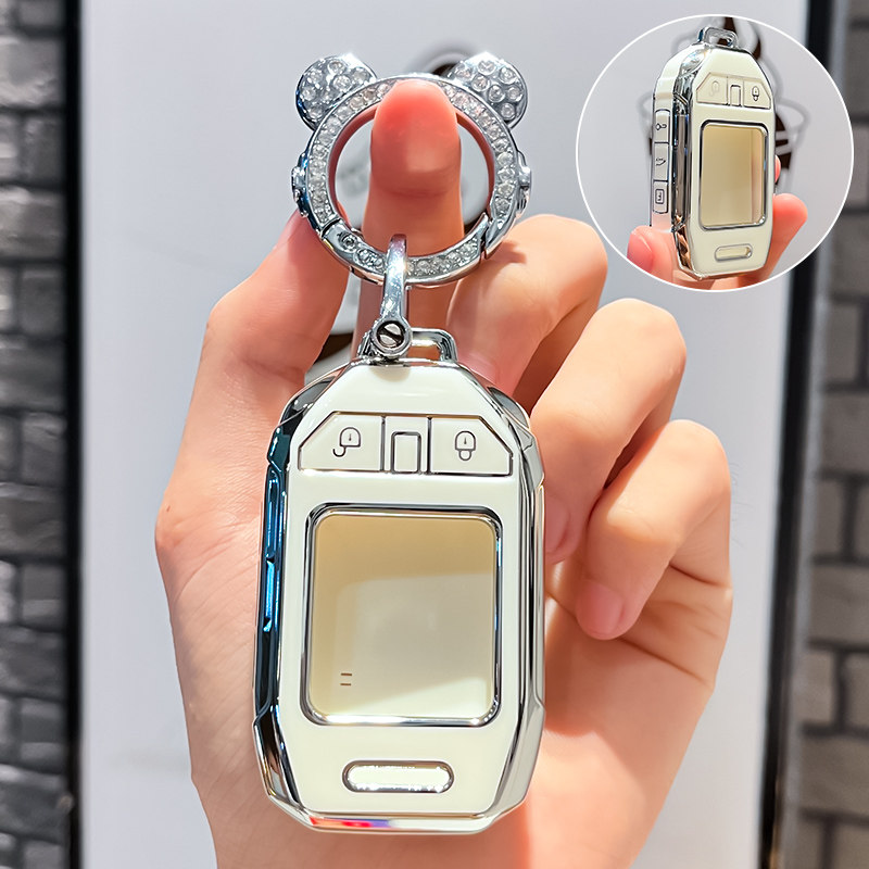 汽车一键启动防盗报警器液晶屏
