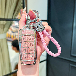 适用Genesis捷尼赛思钥匙套GV70 G80 GV80 G90车水晶保护壳包扣男