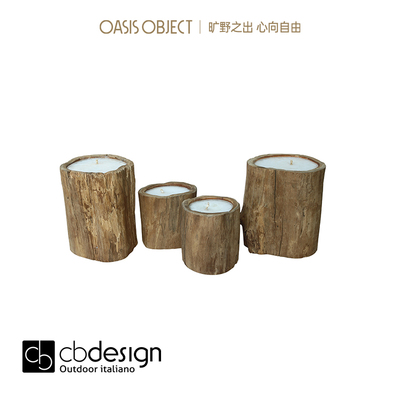 cbdesign装饰蜡烛原木装饰