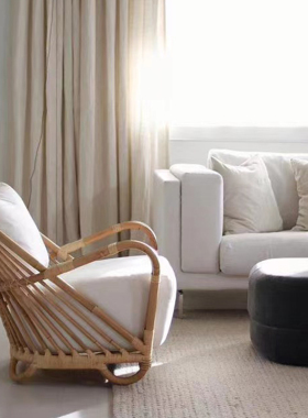 Sikadesign丹麦手工藤编沙发设计师北欧设计Charlottenborg Sofa