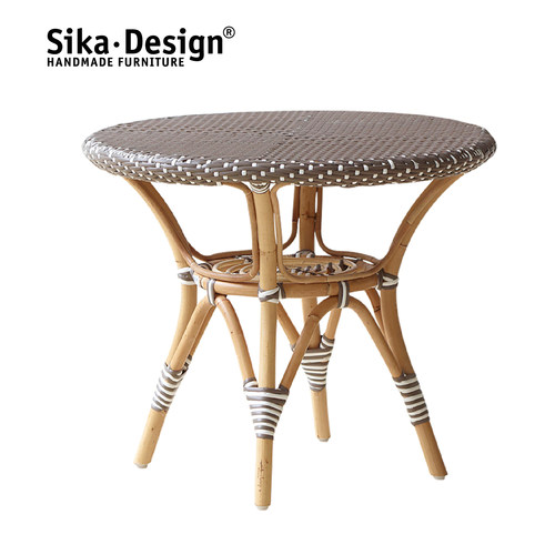 Sikadesign北欧原装进口手工藤制休闲餐桌设计师款Danielle table