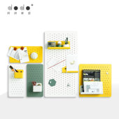 dodo洞洞板ins墙上置物架装 饰隔板收纳北欧金属免打孔原创设计