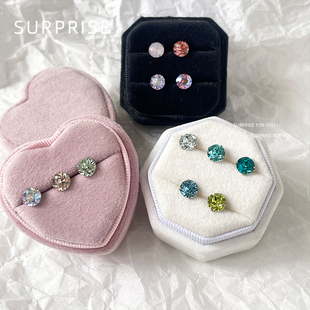 杆粗1.2mm爆闪华子F136植入级钛合金耳钉女耳骨耳蜗钉 Surprise