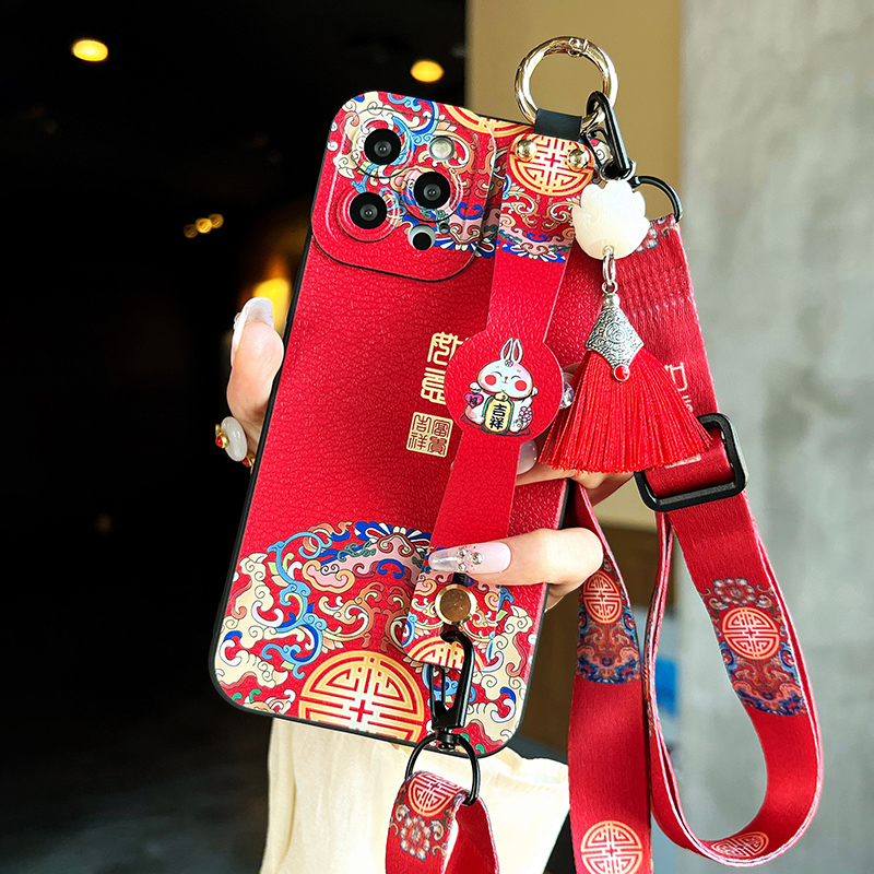 vivo瞳眼软壳复古国风腕带支架