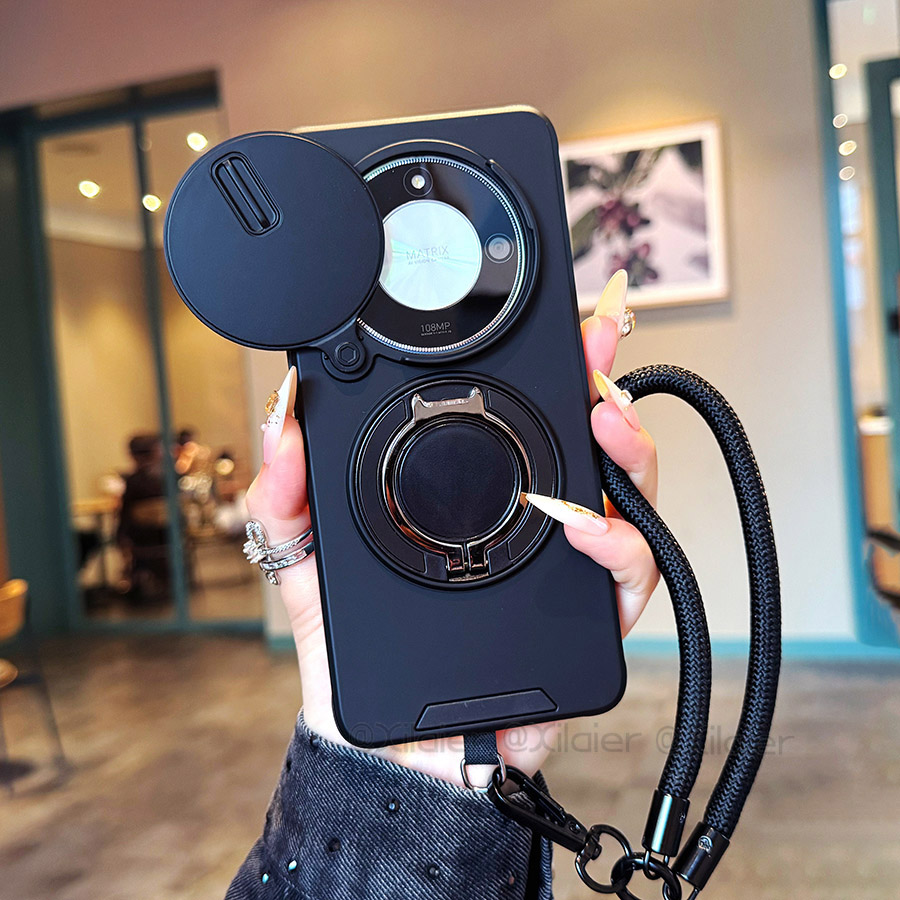 荣耀X60pro新款推窗镜头手机壳