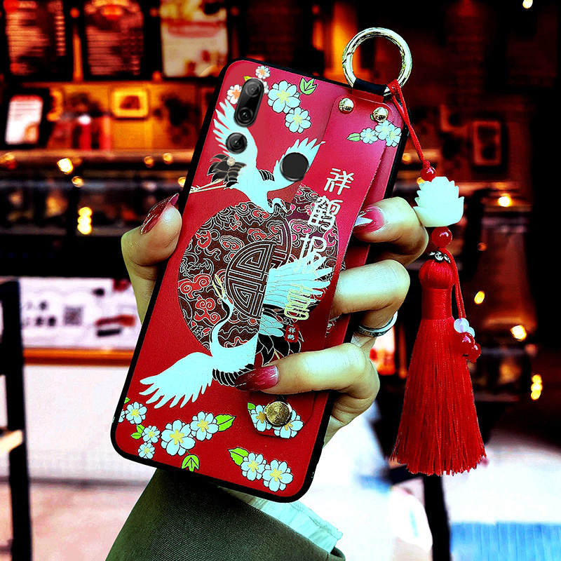 华为畅享手机壳防摔带挂绳女款