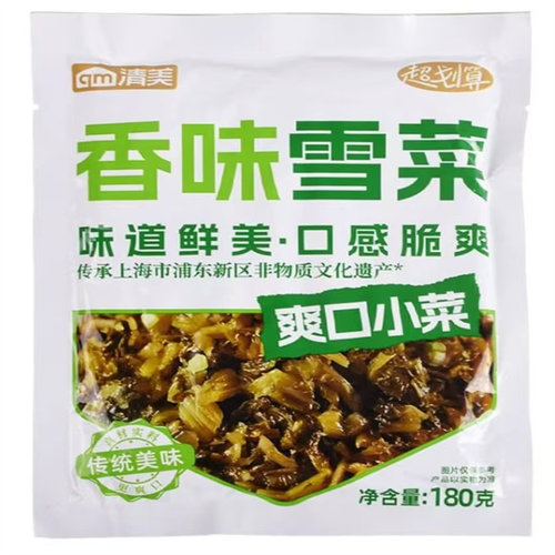 上海清美香味雪菜笋丝雪菜炒菜