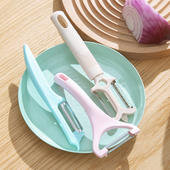 安可馨水果刀家用瓜果刀便携随身削皮刀小刀长款 锋利宿舍刀具