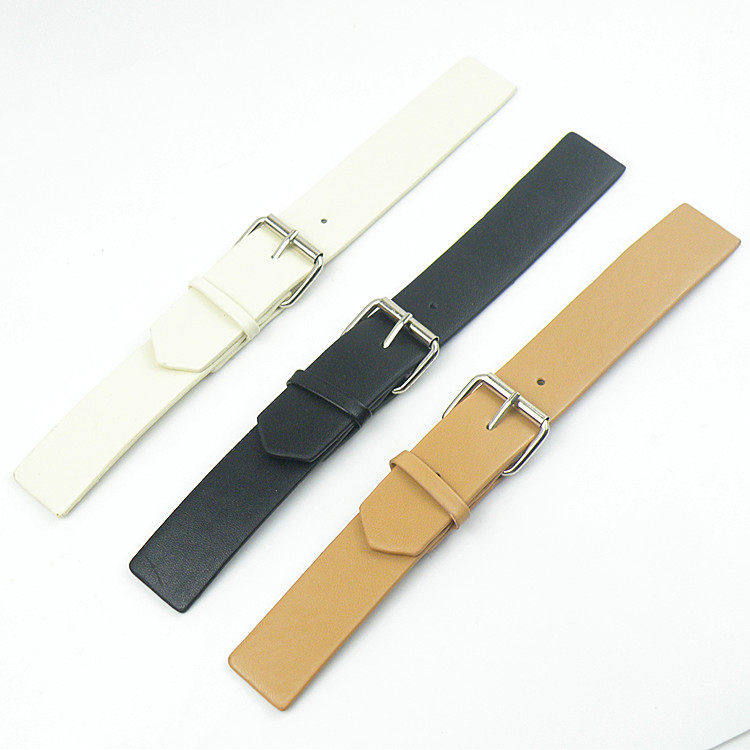 皮袢对扣纽扣带风衣配件袖口带子装饰束袖带衣服袖子绑带皮带袖袢