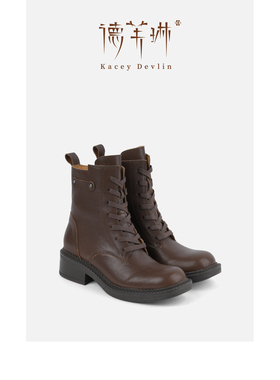 德芙琳Kacey Devlin秋季新款朋克马丁靴KD3167
