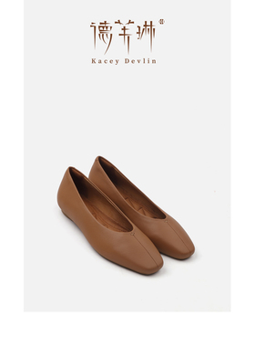 德芙琳Kacey Devlin春季新款真皮奶奶鞋KD3103