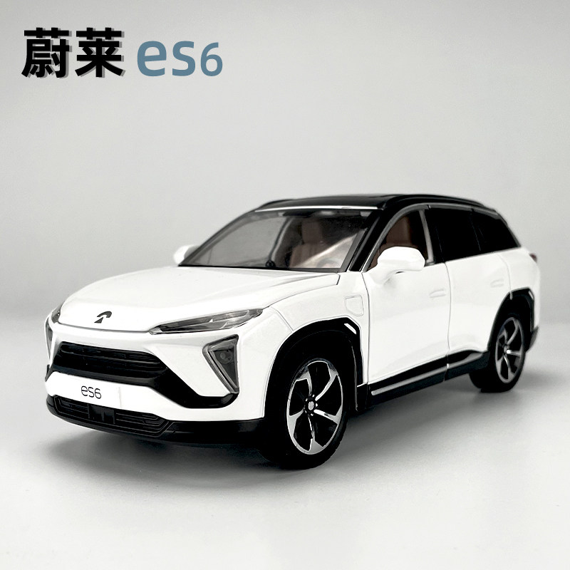 蔚来es6车模新能源汽车模型仿真合金收藏摆件玩具车suv车模型金属
