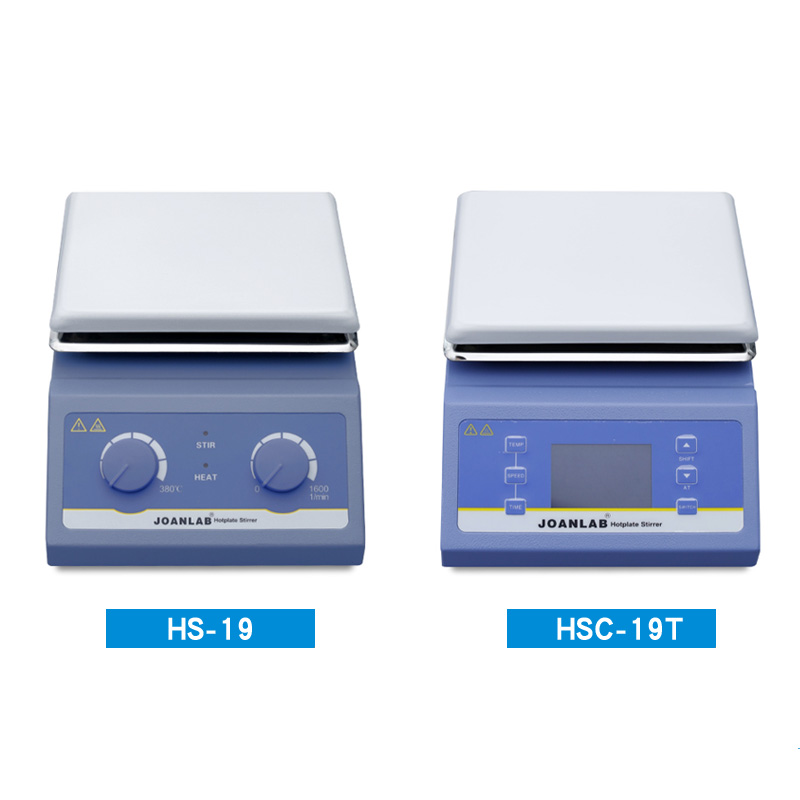 JOANLAB 实验室o磁力搅拌器加热恒温电磁小型磁力搅拌机HS-19