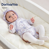 Domiamia宝宝包屁衣满月百天新生儿小月龄衣服棉初生婴儿连体衣