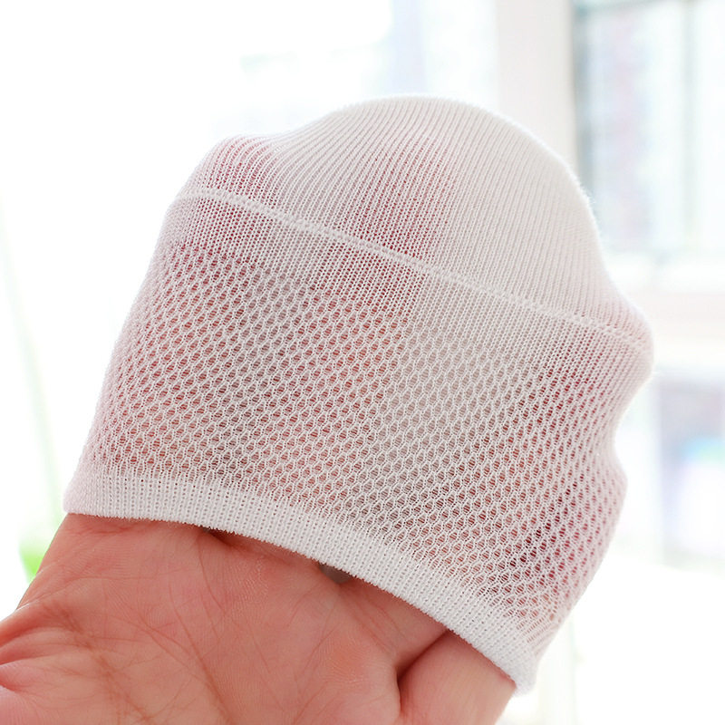 批发儿童袜子男童女童黑色白色网眼透气薄款夏季船袜硅胶防滑隐形