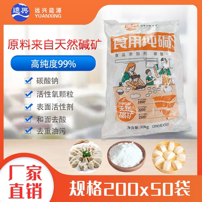远兴纯碱食品级碳酸钠可出口