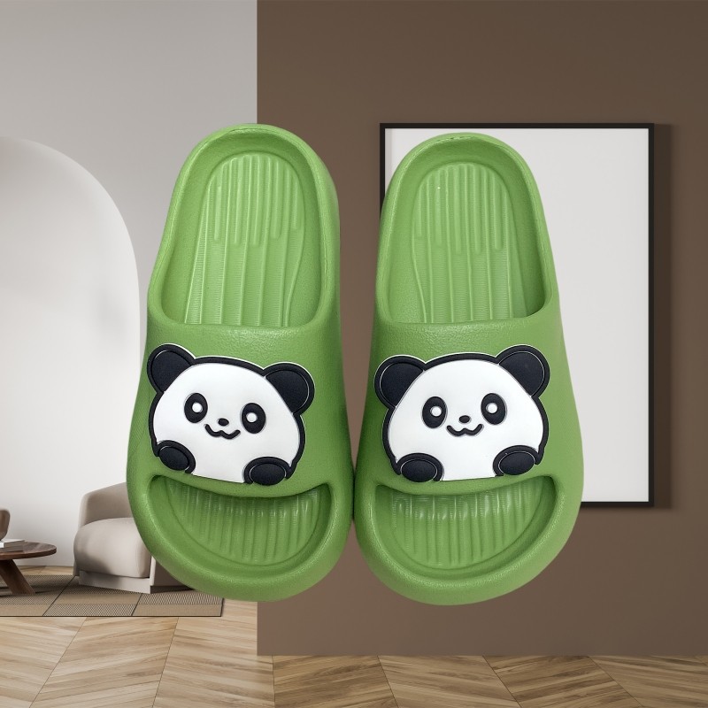 巧贝淘可爱熊猫亲子eva凉拖鞋童