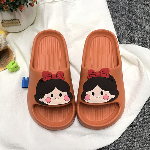 巧贝淘踩屎感卡通女孩儿童拖鞋夏